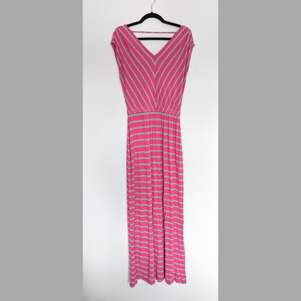 Striped maxi dress